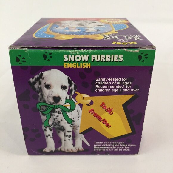New Vintage 1996 101 Dalmations Snow Globe McDonalds Happy Meal Toy-Snow Furries - Picture 1 of 7